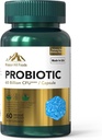 Probiotici 60 miliardi di CFU | Supporta la salute digestiva e immunitaria (1 Bottiglia-60 capsule-2mo di alimentazione) | Contiene 7 naturali Probiotici Strains | Non OGM Gluten & Soy Free