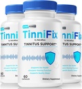 (3 Pack) Capsule Tinnifix - Advanced Hearing Support Formula, Pillole Tinnifix per mantenere l'udito sano, Tutti Natural Tinnifix per la salute dell'orecchio completo, Official Tinnifix Fix Review (180 capsule)