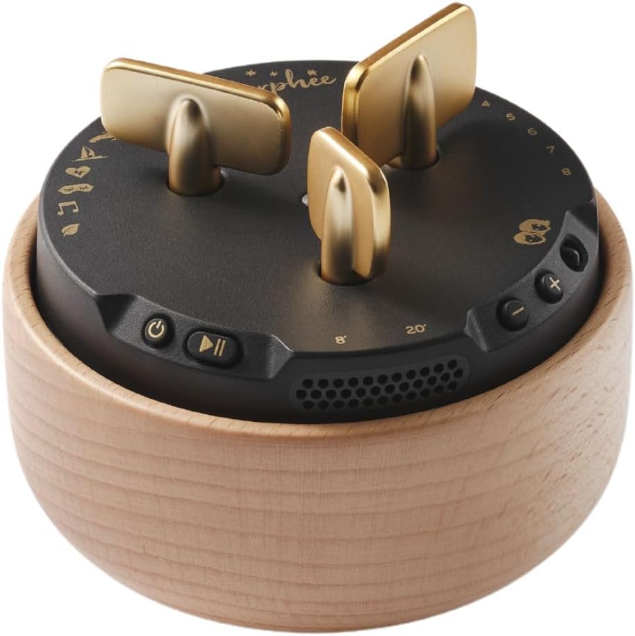 Morphée | Sound Machine for Sleep with Meditation | White Noise & Sound Therapy for Deep, Restful Sleep | 210 Sessions in 4 Lingue | Perfect Meditation Accessory