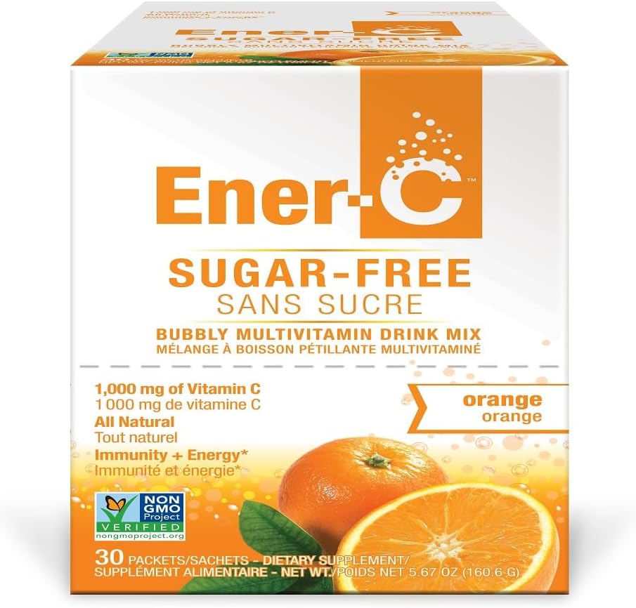 Ener-vita Arancione Zucchero Gratuito Vitamina C Bere Miscela 30 Conte, .2 Oz
