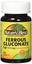 Naturale`s Blend Ferrous Gluconate Compresse 324 mg, 100 Conte (Pack of 2)