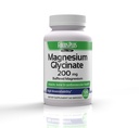 Magnesio Glycinate 200 mg per Serving, Muscolo e Salute Cardiovascolare, Magnesio Bufferato, Metabolismo Salute e Nutriente, Alta Biodisponibilità, 60 Serve