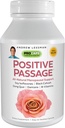 ANDREW LESSMAN Passaggio positivo 60 capsule - Supporto naturale e bilanciamento per i livelli di ormone femminile. con Soy Isoflavones, Cohosh nero, Dong Quai, Damiana. Nessun Additivo