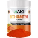 AKI Beta Carotene 10% polvere (1,5oz/42.52g) aromatizzante altamente concentrato Fount di vitamina A, può aiutare a sostenere funzioni del corpo, pelle, sistema immunitario e occhio - OGM Free & Vegan Friendly