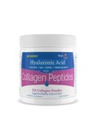 Peptidi di collagene ialogici polvere w/acido ialuronico, tipi idrolizzati 1 & 3, erba Fed, Keto Protein Powder Supplement per la crescita dei capelli, pelle, unghie, giunti non aromatizzati Facile da miscelare 6.4 oz (180 gr.)