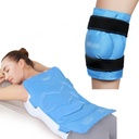 REVIX Full Back Ice Pack per lesioni Reusable Large Gel Ice Wrap for Back Pain Relief and XL Knee Ice Pack Wrap Around Full Knee After Surge