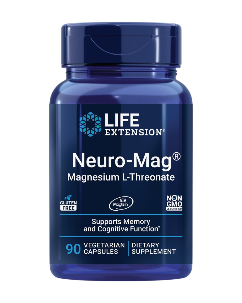 Gamma E Tocoferoli Misti & Tocotrienols 60 Softgels e Neuro-mag Magnesio L-threonate 90 Capsule Vegetariani Bundle