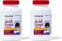 Acido maggiore Gone Extra Forza Antacid Chewable Tablets - Anti-Acid Relief - Acid Reflux Medicine for Adults - Upset Stomach, Acid Indigestion, and Heartburn Relief - Long-Lasting - 100-Count (2 Pack)