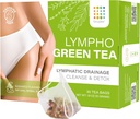 Bruizex Tè verde linfatico, Detergente di drenaggio linfatico & Detox, Miscela naturale di erbe per la salute del sistema linfatico, Liposuzione di recupero di chirurgia, BBL, Tummy Tuck, Lipedema & Lymphedema, 30-Pack