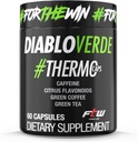 Diablo Verde Thermo Caps - 395mg Caffeina, Citrus, Caffè Verde, Tè Verde - 60 Capsule, 60 Serve