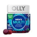 Gummy Multivitaminico di OLLY, Vitamine A, C, D, E, B, Zinco, Sapore di more, 45 giorni di alimentazione - 90 Conte