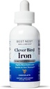 Best Nest Wellness Liquid Iron - Brain Health Support Supplement con Albion Taste-Free Iron - Aids Energy & Red Blood Cell Production - Biodisponibile Iron Formula - Chocolate, 4 fl oz (120 Servings)