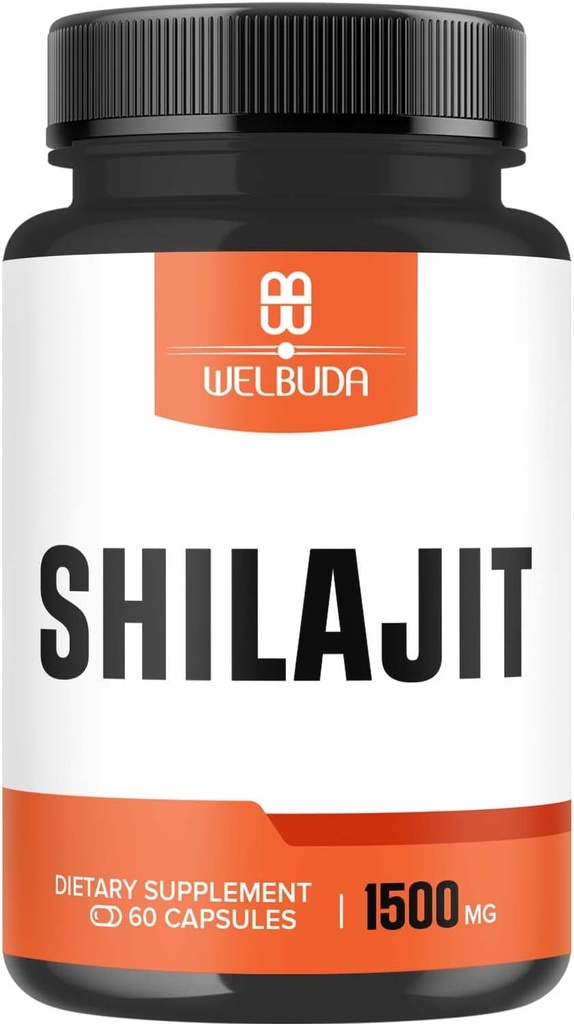 Estratto 5:1 Shilajit Supplemento 1500mg - Supporti per sistema immunitario, produzione di energia, salute del cervello &amp; benessere generale - 60 capsule
