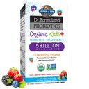 Probiotici per bambini da giardino di vita, Dr. Formulated Probiotics Organic Kids+ Vitamina C & D, Ciliegia di bacca, Latticini di glutine & Soy Free Immune & Digestive Health Supplement, 30 Chewables