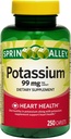 Capelli supplemento di salute del cuore di potassio, 99 mg, 250 conteggio (pacchetto di 1)