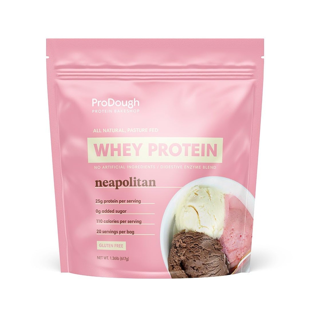 Polvere di proteine idrolizzate del siero dell'isolato del siero del gourmet per la miscela di Shake- Facile miscela di enzima digerente, 25g proteine per porzione, ingredienti naturali, senza glutine, Keto Friendly (napoletano)