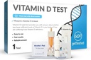 getTested Vitamin D Test Kit a casa - Self Test per la carenza di vitamina D - Risultati rapidi e precisi - Facile da usare - Nessun laboratorio richiesto - Include lacci Buffer Cassette - Finger Prick Blood Test