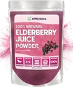 XPRS Nutra Elderberry Juice Powder - Polvere di sambuco Organic Fruit Juice Mix - Polvere di sambuco Supplemento Ricco di vitamine A e C (4 oz)
