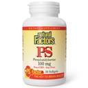 Fattori naturali, Phosphatidylserine, Supporto per la memoria, Concentrazione e funzioni cerebrali, Soia e Gluten Free, 30 Softgels