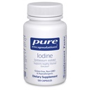 Pure Encapsulations Iodine - Supplemento al supporto La tiroide & Aiuto Mantenere il metabolismo cellulare sano - con l'Iodido di potassio Premium - 120 capsule