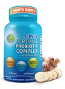 Probiotici con enzimi digestivi e prebiotici per le donne e gli uomini - 3-in-1 Vegan Probiotic Multi Enzyme Complex per la salute del fegato - Assorbimento massimo Delayed-Release capsule
