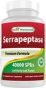 I migliori naturali Serrapeptase 40000 SPUs 90 Vcaps (90 conteggio (confezione di 1))