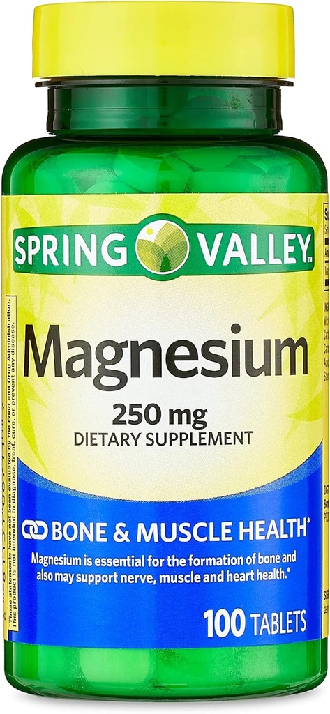 jogi Magnesium compresse Integratore alimentare, 250 mg, formula vegetariana100 Count