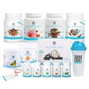Si' che puoi! Kit All-in-One con Agi di Sostituzione Meal, Aloe Vera Drink Mix, Miscelatore Fibra Shake, Spuntini Proteini, Integratori - Kit Wellness completo