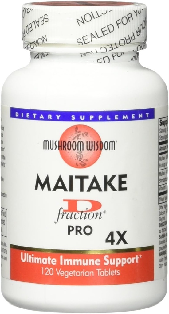 Maitake D-Fraction Pro, (120 contare)