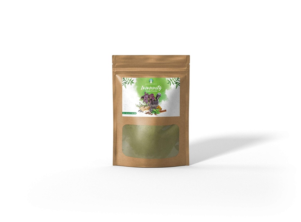 Immunità Kwath 100 Gm con erbe naturali Giloy Ashwagandha Mulethi, Kadha, Kaadha 100 Gm