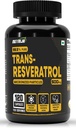 Trans Resveratrolo 500MG Capsule - 99,5% Pure Micronized ed Altamente Biodisponibile Supplemento | Slow Down Aging, Proven potente antiossidante | Migliora il metabolismo &amp; salute del cuore (120 capsule)