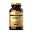 Solgar Triple Strength Omega 3 950 mg - 50 Softgels - Supporta Joint & Skin Health - Non OGM, Gluten Free, Dairy Free - 50 Serve