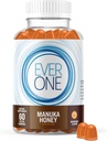 Ever One Manuka Honey New Zealand Gummies - Integratore di Supporto Immune Naturale - Vegetariano, Gelatin Free - Delizioso Mandarino Aromatizzato Vitamine di Gomma