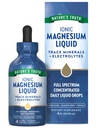 Gocce liquide di magnesio ionico della natura | 200mg | 4 once fluide | con elettroliti e minerali di trace | Vegan, Non OGM & Gluten