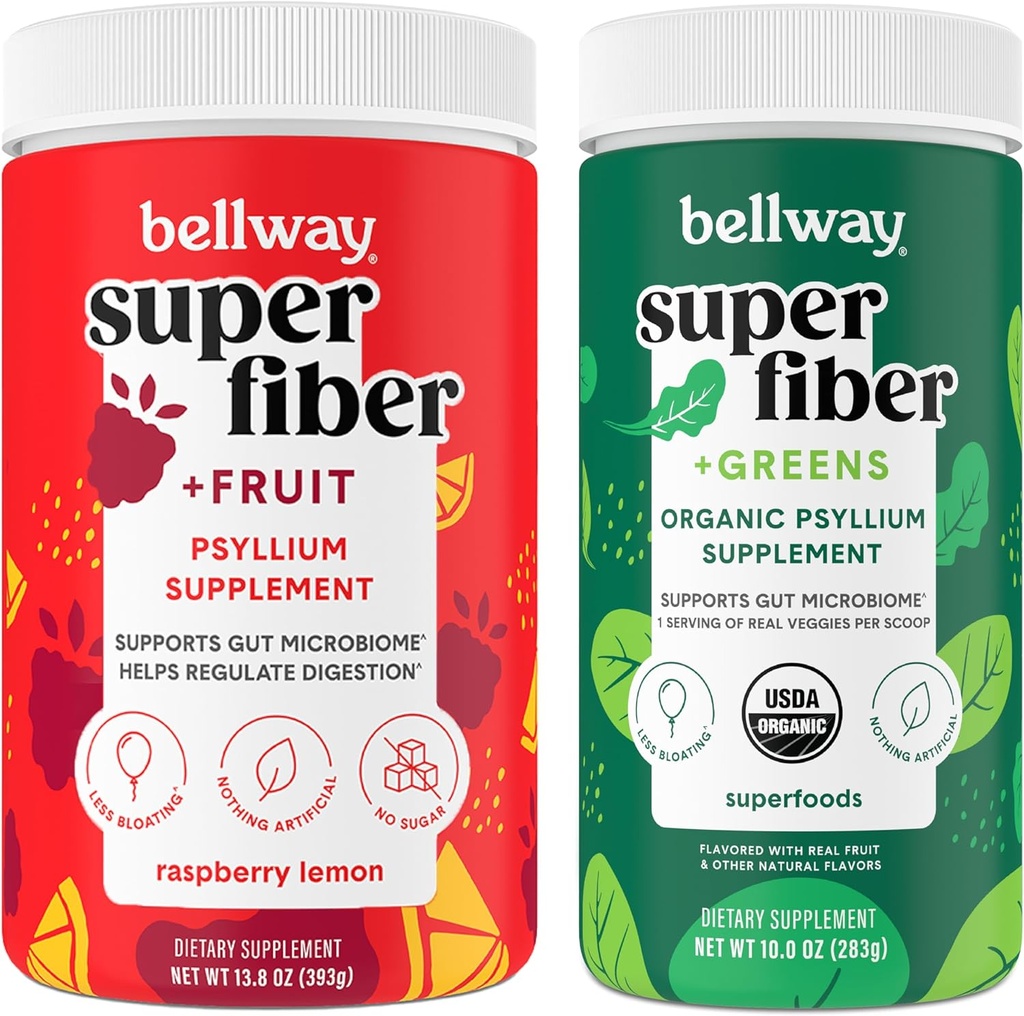Bellway Super Fiber Polvere + frutta, lampone Lemon Super Fiber + Verdi