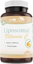 Vitamina Liposomal C 1400mg Capsule, Integratore di Supporto Immune, Alta Assorbimento Vitamina & Antiossidante Fat Soluble Vitamin C Supplemento (180 capsule)