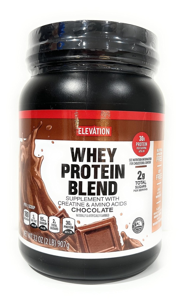 Elevation di Millville Chocolate Protein Powder 32oz, confezione da 1