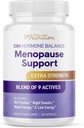 Menopause Supplemento per le donne Flashs Hot & Night Sweats | Equilibrio dell'ormone, Menopausa Rilievo per le donne & Perimenopause Supporto | con Cohosh nero, DIM & Red Clover | Terze Parti Testate | 30 Ct