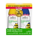 Zarbee's Honey Cough Syrup + Mucus Day & Night Value Pack, Daytime & Nighttime Toddler Cough Syrup, Dark Honey, Ivy Leaf Extract, Chamomile, Mixed Berry Flavor, 2X 4 Fl Oz