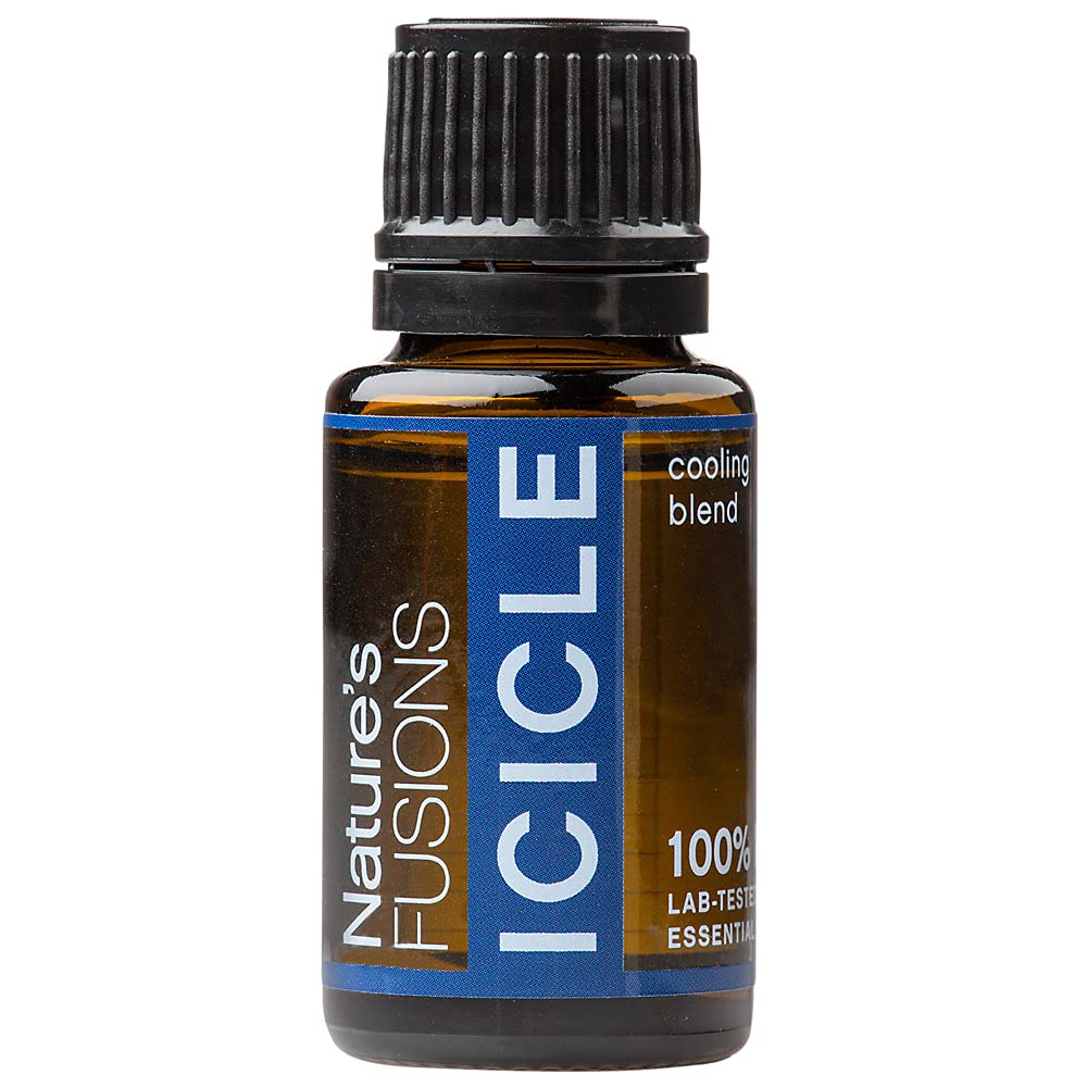 Fusioni di natura Meno-Cool, 100% puro e naturale miscela di olio essenziale per aromaterapia e uso topico, .5 Fl Oz (Pack of 1) (15 mL)