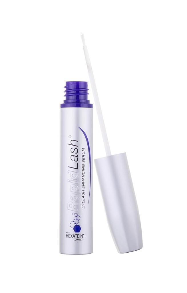 RapidLash Eyelash Miglioramento del siero con HEXATEIN 1 Complesso – Siero di cenere per ciglia Condizionamento e Idratazione – L'aspetto più lungo, Fuller e Thicker Appearing Lashes – 3 mL / 0.1 fl oz