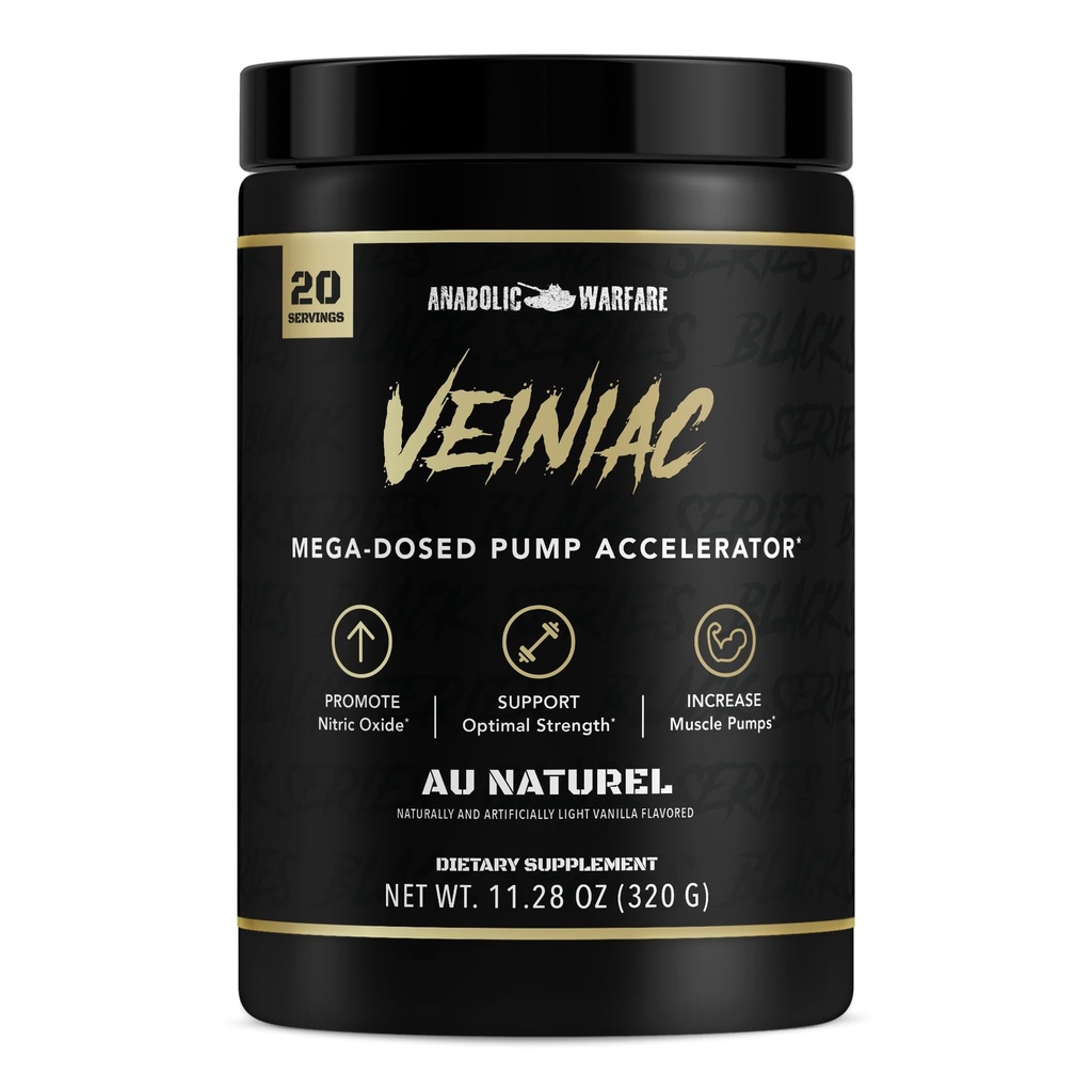 Attivatore della pompa del muscolo di guerra anabolico Supplemento Stimulant Free Pre-Workout con L-Citrulline, Betaine Anhydrous, & Aggiunto AGMassTM, aumenta l'ossido nitrico*, naturale 20 Servings