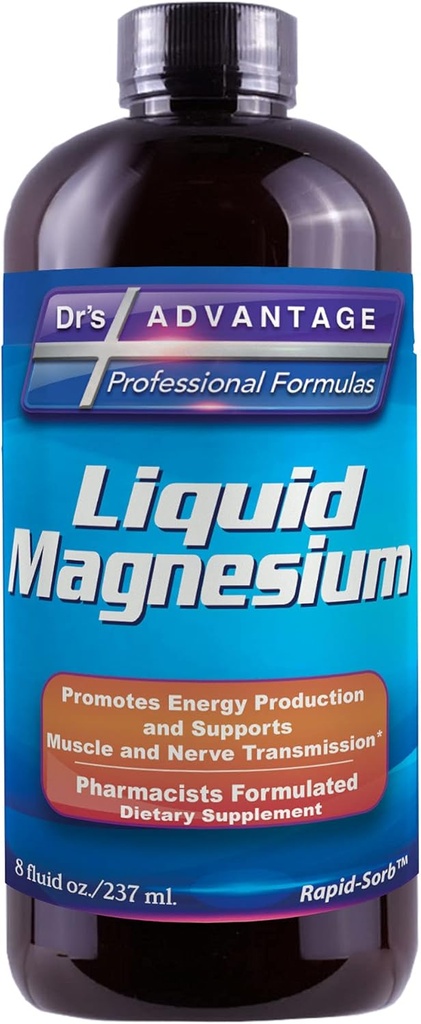 Dr’s Advantage Liquid Magnesium Supplemento – per le donne e gli uomini, Non OGM, 8 Oz [Salute e bellezza]