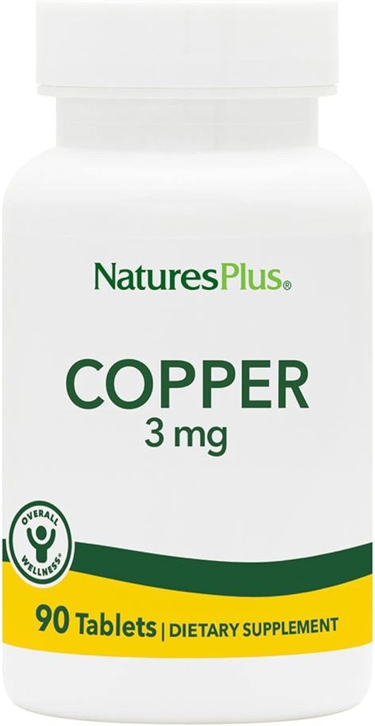 NaturesPlus Rame 3 mg - 90 compresse - Supporti Benessere generale - Gluten Free - 90 Serve