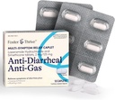 Foster & Thrive Loperamide Hydrochloride e Simethicone Anti-Diarrheal Anti-Gas Multi-Symptom Relief, 48 Caplets, Trattamento di Diarrea, Gas, Bloating, Cramps & Pressure, 12 Caplets (Pacchetto di 4)