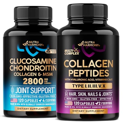 NUTRAHARMONY Glucosamina Condroitin & Collagen Peptides capsule