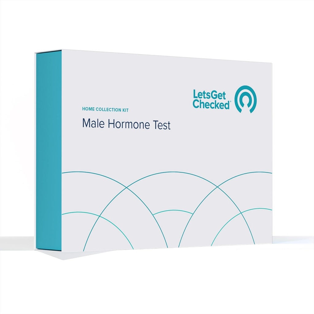LetsGetChecked - at-Home Male Hormone Test | Test per testosterone, ormone sessuale legante Globulina (SHBG), Androgen gratuito | CLIA-Certified Risultati in 2-5 giorni | 100% privato e discreet | Accurate & Fast