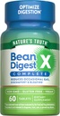 Natura's Truth Digestive Enzymes | 60 pillole | Bean Digest | Vegan, Non-GMO & Gluten
