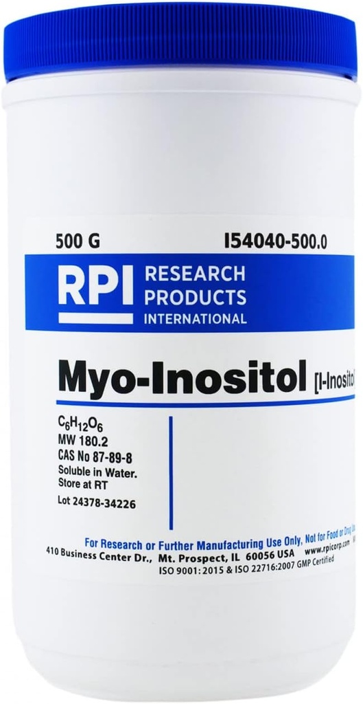 RPI Myo-Inositol [I-Inositol], 500 Grammi