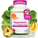 Zahler - Magnesio Supplemento Capsule 200 mg (90 Count) Certificato Kosher Citrato di Magnesio Bioattivo per Assorbimento Max - Magnesio Naturale Minerale per Uomini e Donne - Migliori Integratori di Magnesio